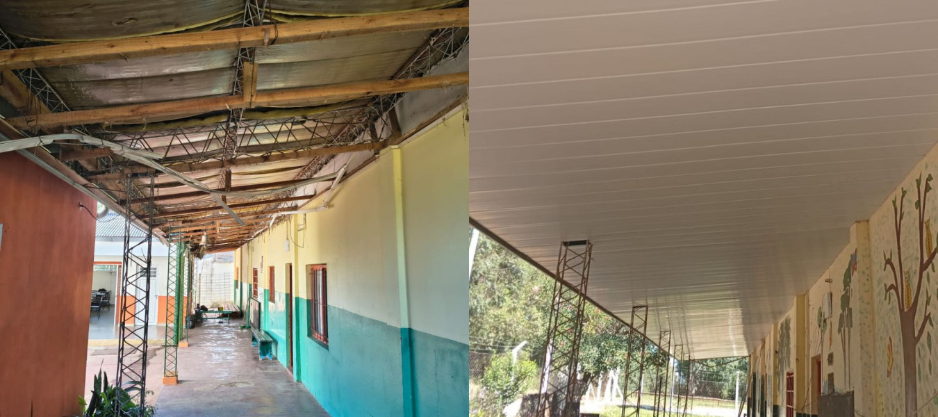 Se reparan sectores de sanitarios y cocina en escuela de Estación Yuquerí