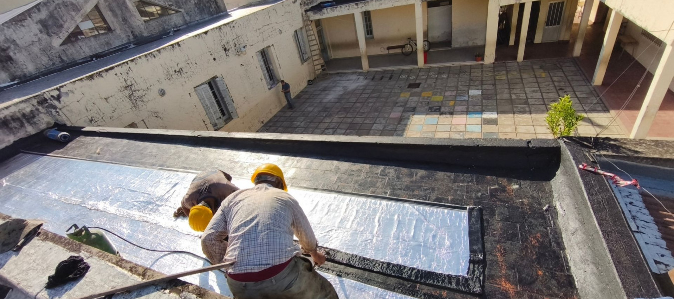 Concretaron trabajos en la escuela N° 1 de La Paz