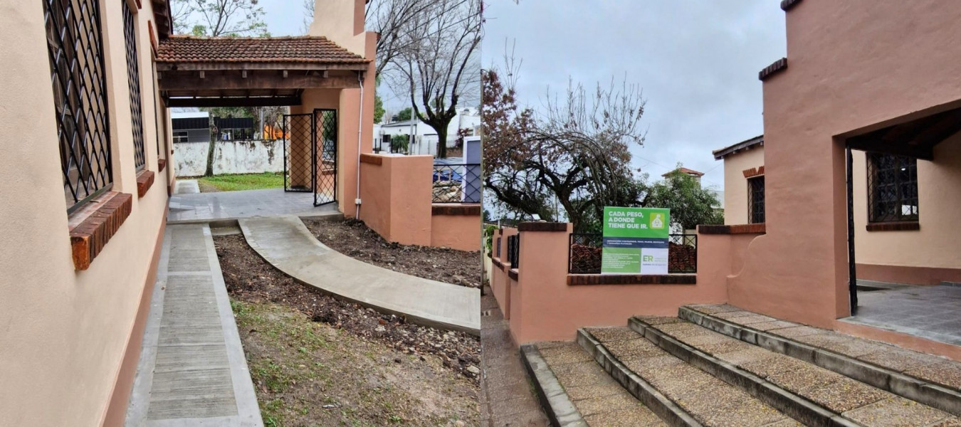 Finalizaron obras de refacción y accesibilidad en el nivel inicial de escuela de Feliciano