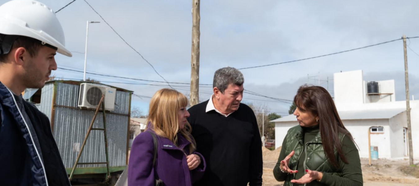 Supervisaron el avance de obras habitacionales en el norte entrerriano