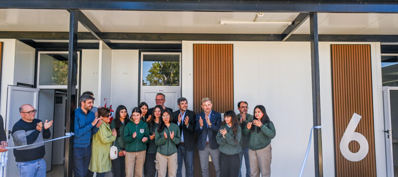 Frigerio inauguró la nueva residencia estudiantil femenina de la escuela agrotécnica Nº 2 de Villaguay