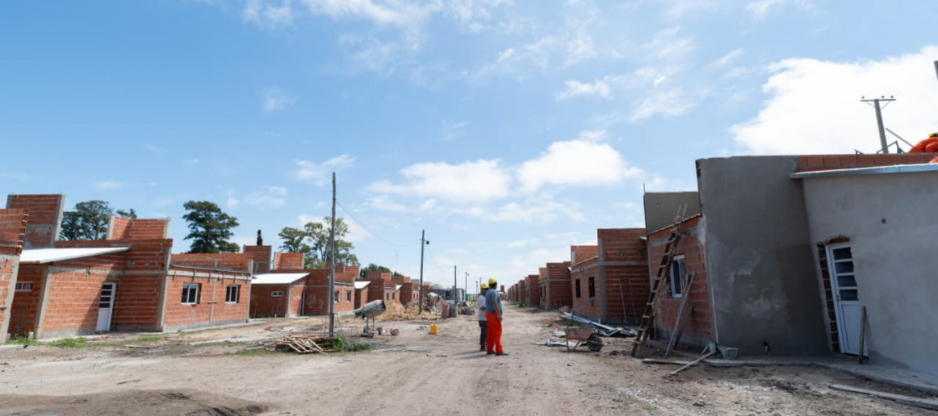 Avanza la construcción de 39 viviendas en Seguí