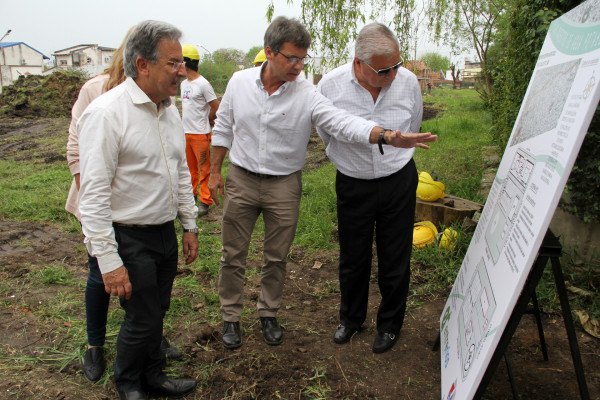 Comenzaron las obras de la escuela de educación técnica 3 y la planta de agua de Concepción del Uruguay