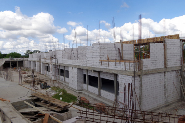 El nuevo edificio para la escuela N°1 Cesáreo Quiroz de Rosario del Tala supera el 45 por ciento de ejecución