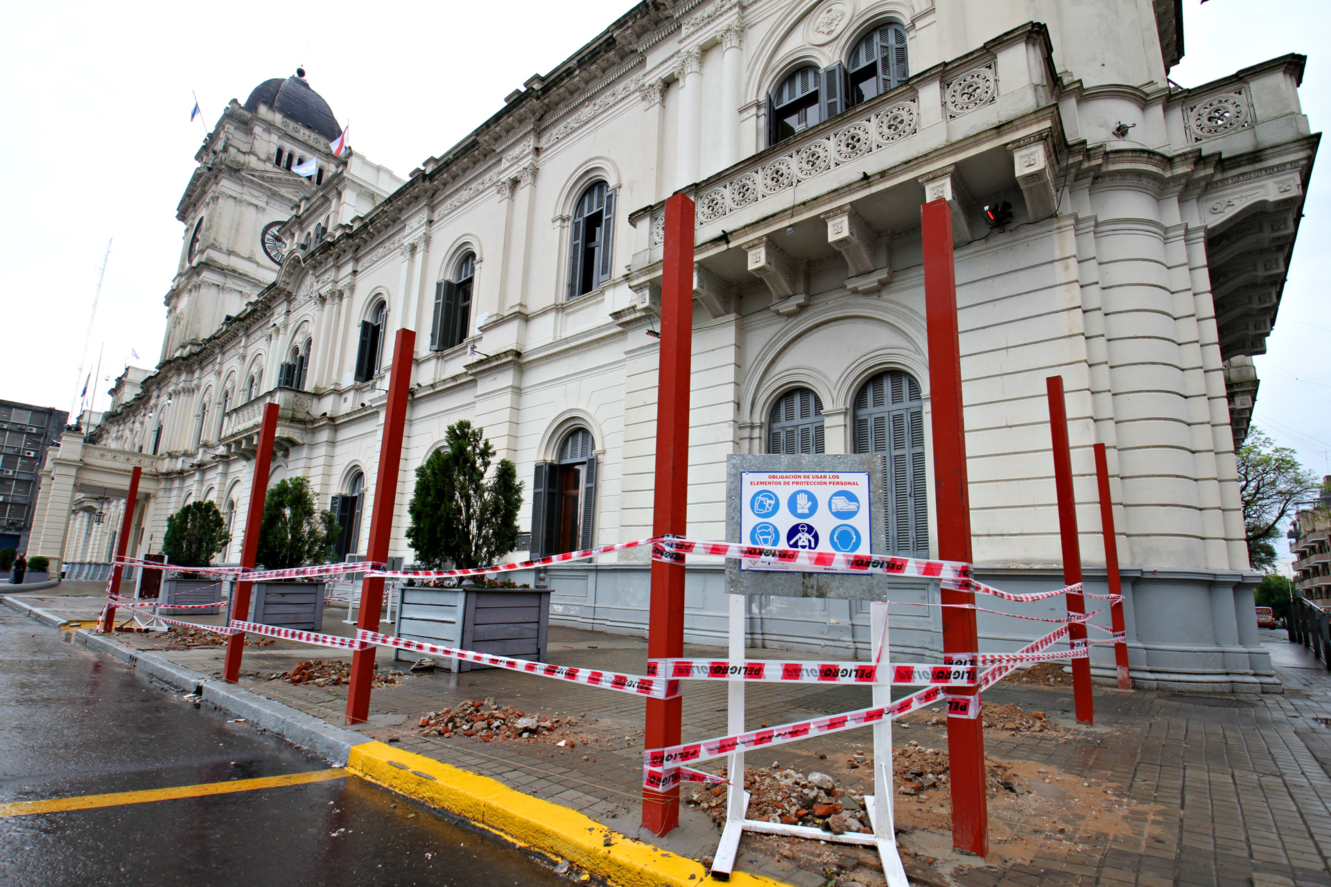 Se inician los trabajos de restauración y puesta en valor de la Fachada ...