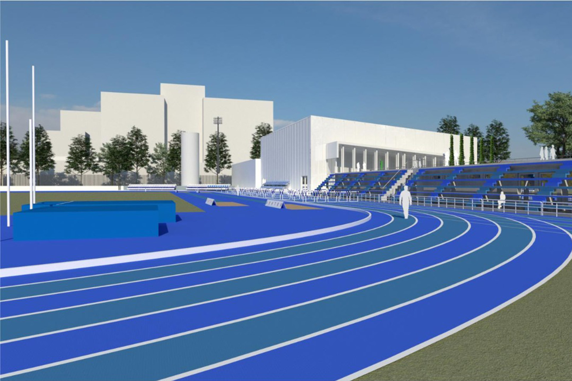 Se publicó el cambio de fecha de la licitación de la nueva pista de atletismo del Parque Berduc | MPIyS