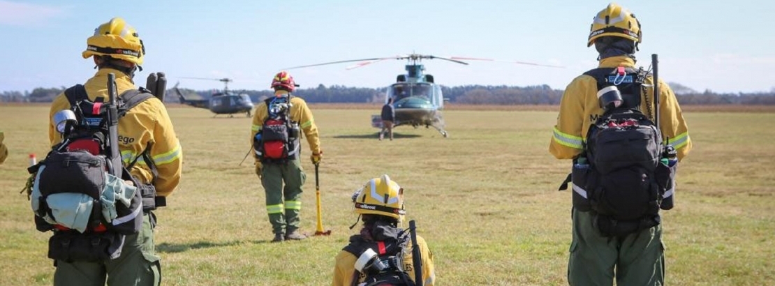 Con cuatro operativos continúa el combate de incendios en islas del Delta