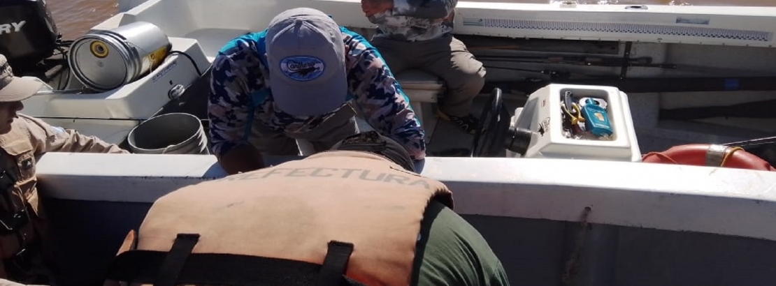 Secuestran artes de pesca en operativo de control realizado en Concordia