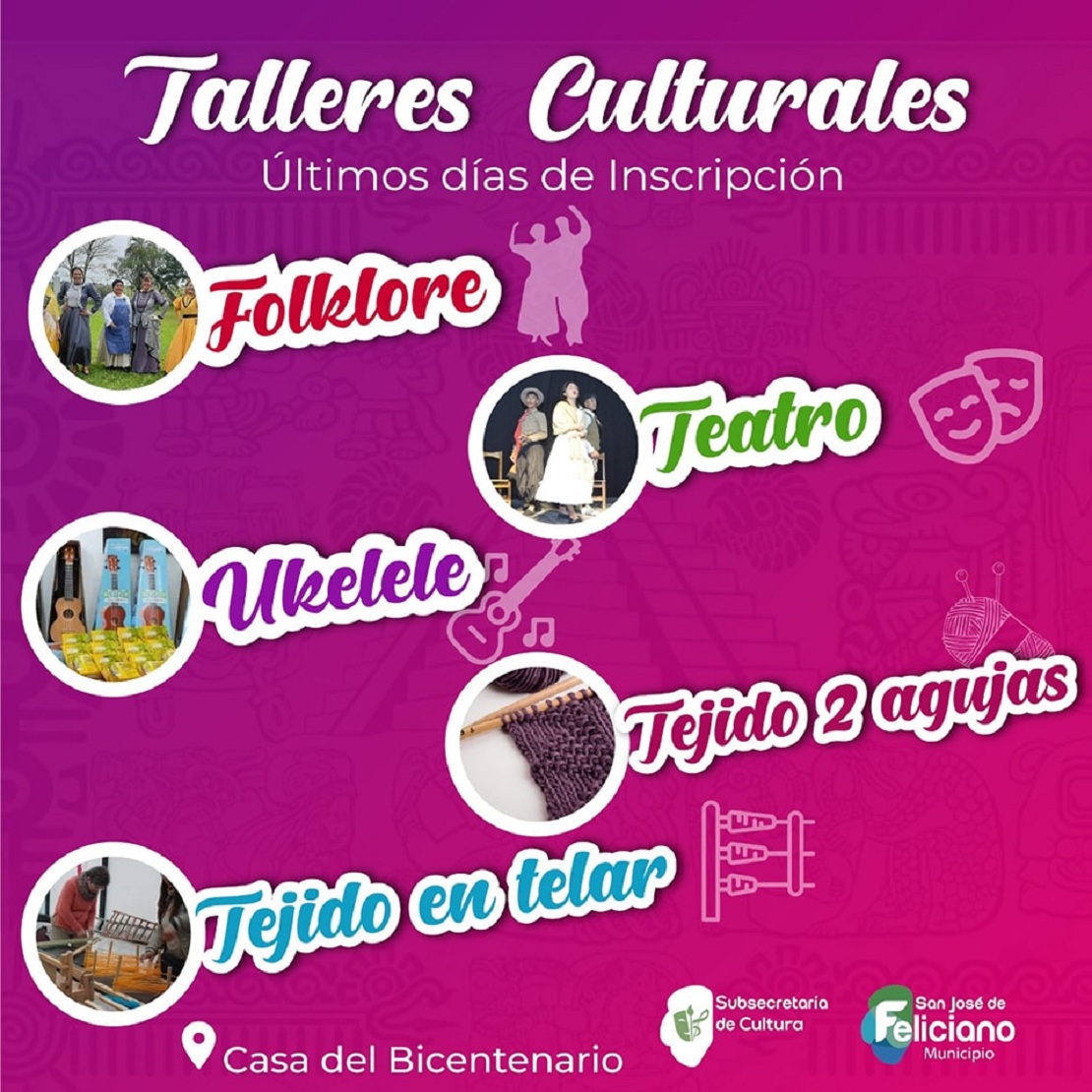 Talleres Culturales.-