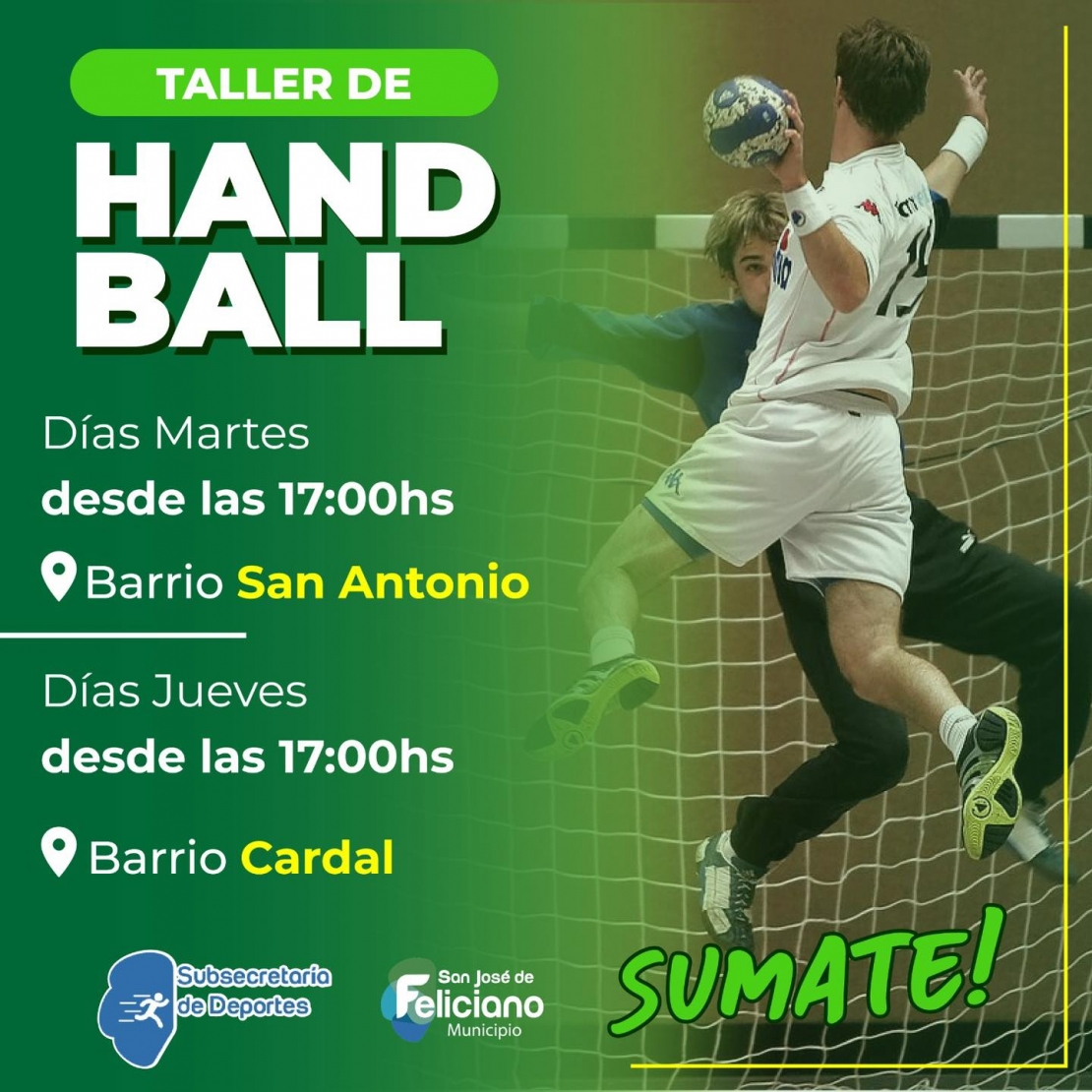 Taller de Hand Ball 🤾🏻.