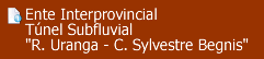ENTE INTERPROVINCIAL TNEL SUBFLUVIAL